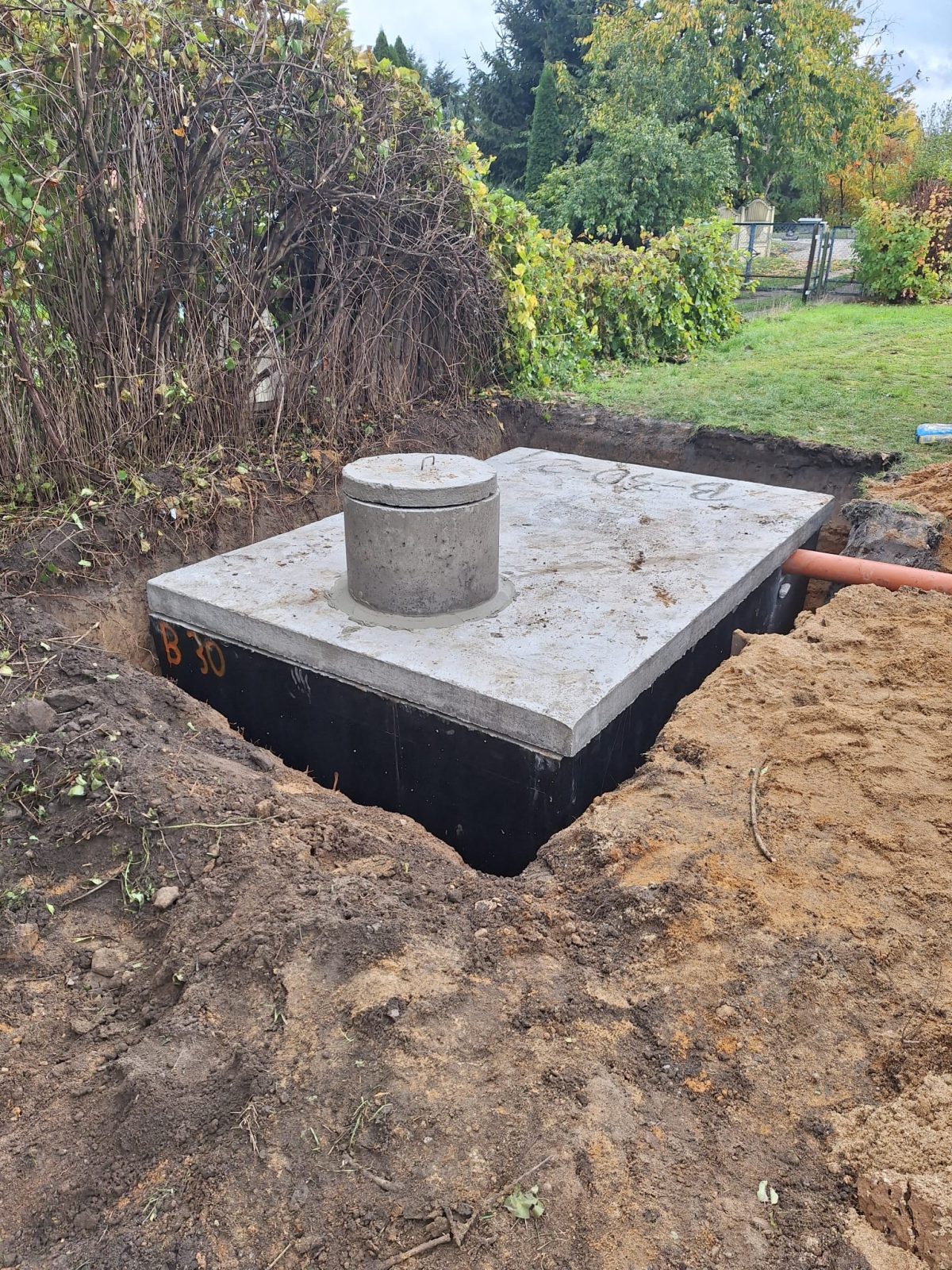 Zbiornik betonowy